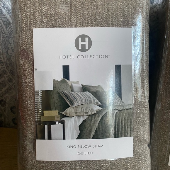 Hotel Collection Set Of 2 King Yarn Dye Shams NEW - Picture 7 of 7